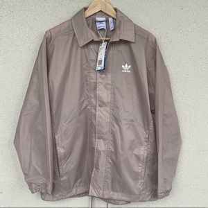 NWT ADIDAS Originals Trefoil Jacket Vapor Grey